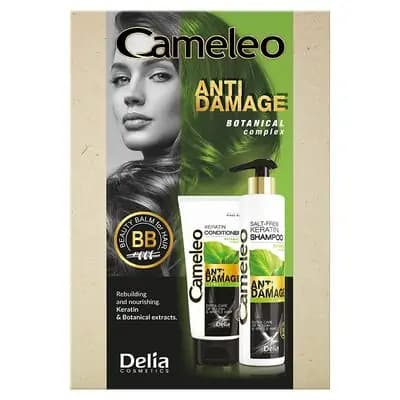 ქამელეო-ნაკრები დაზიანების საწინააღმდეგო, შამპუნი 250მლ+კონდიციონერი200მლ