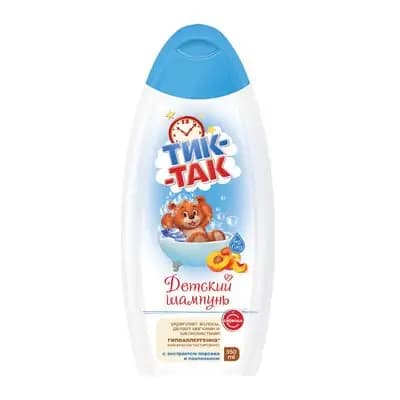 ტიკ-ტაკი -შამპუნი ატმის 0+ 350მლ