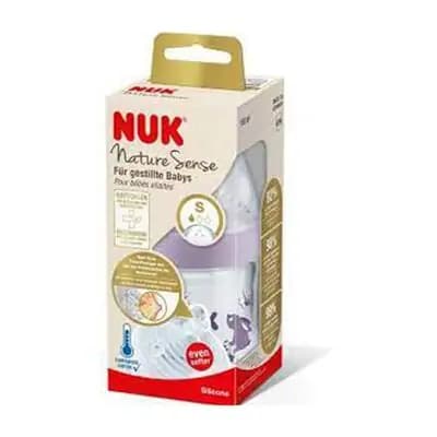 ნუკი-ბოთლი შუშა 120 მლ, სილიკონი S