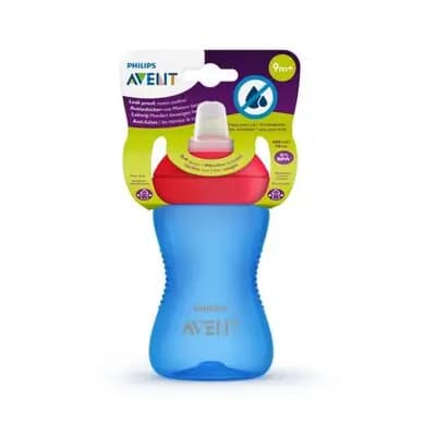 ავენტი-ჭიქა ლურჯი დრეკადი 9+ 300 მლ