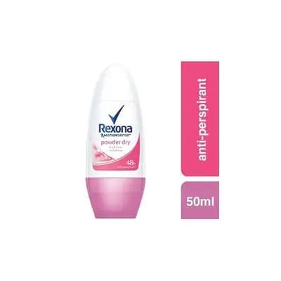 რექსონა - ბურთულიანი დეოდორანტი - powder dry ქალი 45 მლ.