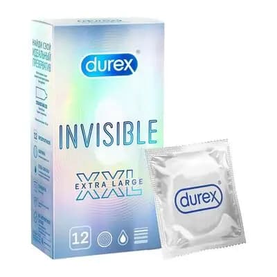 დურექსი პრეზერვატივი Invisible XXL#12