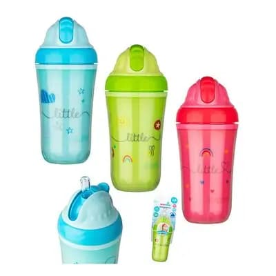 ბეიბი ნოვა-სასწავლო ჭიქა საწრუპით