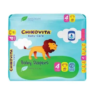 ჩიკოვიტა-ბავშვის საფენი N4 40ც (7-14 კგ)