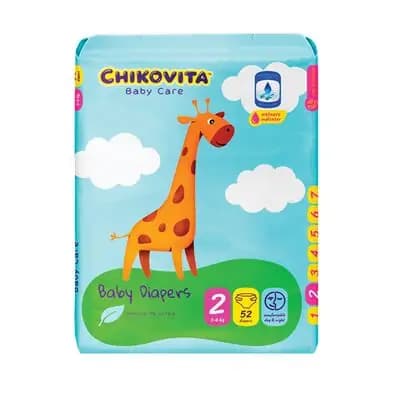 ჩიკოვიტა-ბავშვის საფენი N2 52ც (3-6 კგ)