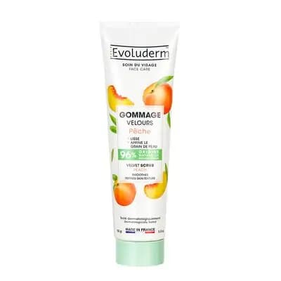 ევოლუდერმი-სკრაბი velvet peach