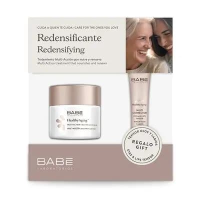 ბაბე-HEALTHY AGING ანტიასაკობრივი ნაკრები მულტი დაცვა სახ+თვალის კრემი