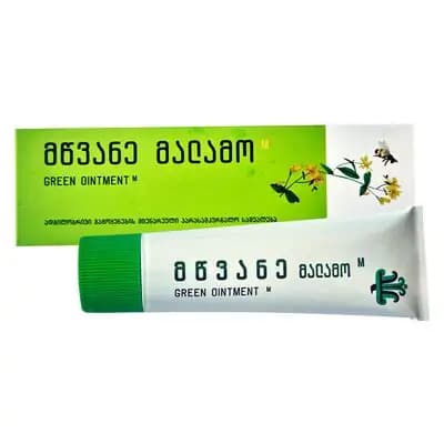 მწვანე მალამო M 20გ ტუბ