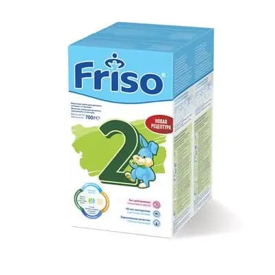 ფრისო 2 ადაპტირებული რძე, 700გრ, მუყაოს შეფუთვა (ახალი)