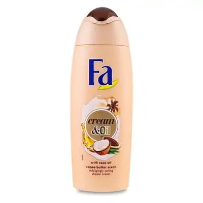 ფა შხაპის გელი - ქალი - კაკაოს კრემი და ზეთი 250 მლ.