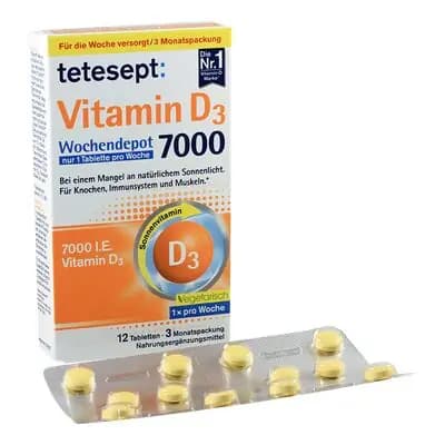 ტეტესეპტი ვიტ.D3 7000სე #12ტ