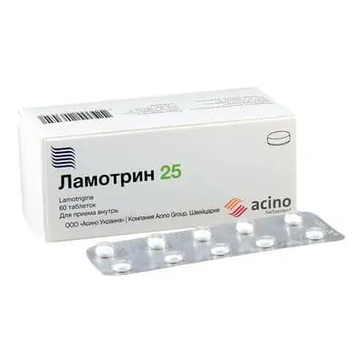 ლამოტრინი 25მგ #60ტ