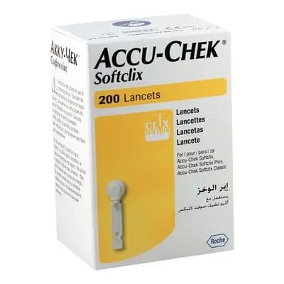 გლუკომეტრი Accuchec ლანცეტ#200