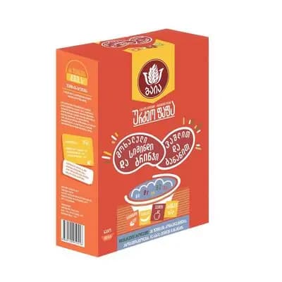 ბაია-სიმინდი/ბრინჯი/ვაშლი/ბანანი 350გ