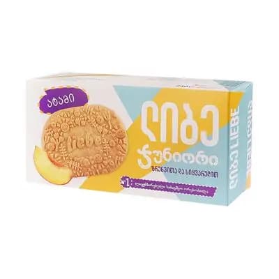 ლიბე ორცხობილა 160გ ატმით