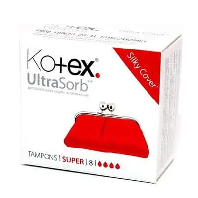 კოტექსი ტამპონი ულტრა სუპერი #8