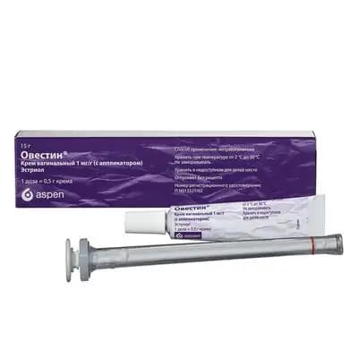 ოვესტინი 1მგ/1გ 15გ ვაგ.კრემი