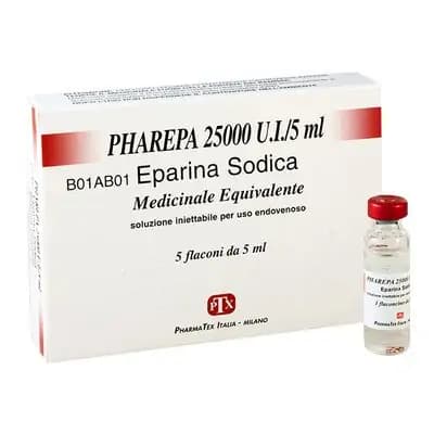 ჰეპარინ(ფარეპა)25000სე/5მლ#5ფლ