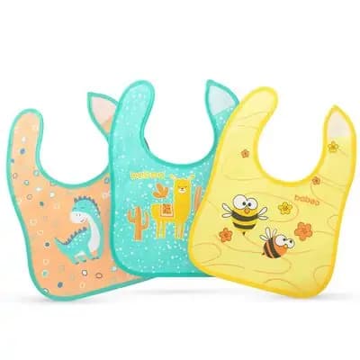 ბეიბო-წინსაფრების ნაკრები ბამბის 3ც.