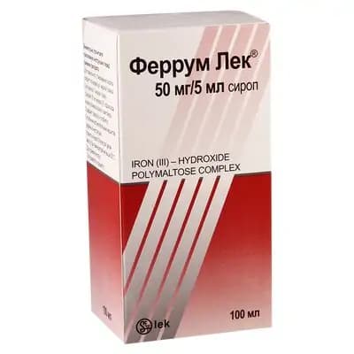 ფერუმ ლეკი 50მგ/5მლ100მლ სიროფ