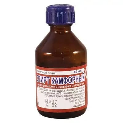 ქაფურის სპირტი 10% 40მლ ფლ