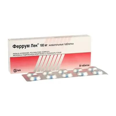 ფერუმ ლეკი 100მგ #10საღ.ტ