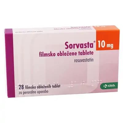 სორვასტა 10მგ #28ტ