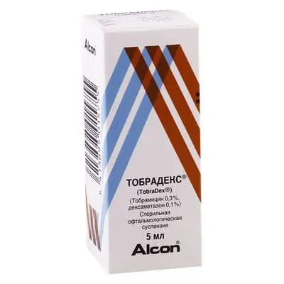 ტობრადექსი 0.3% 5მლ თვ/წვეთები