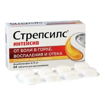 სტრეპსილსი ინტენს8,75მგ#24ტ თაფლ/ლიმ
