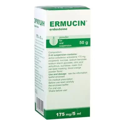 ერმუცინი 175მგ/5მლ 100მლ სუსპ