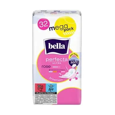 ბელა ჰიგიენური საფენი, 4 წვეთიანი Bella Perfecta Ultra Rose deo fresh, #32