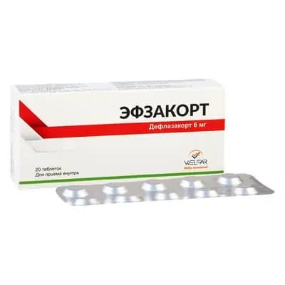 ეფზაკორტი 6მგ #20ტ