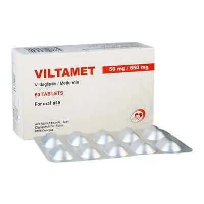 ვილტამეტი 50მგ/850მგ #60ტ