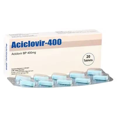 აციკლოვირი 400მგ #20ტ