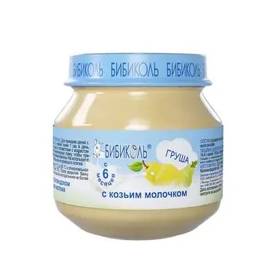 ნენი-პიურე მსხლით ნენის თხის რძეზე 80 გრ 6 თვიდან