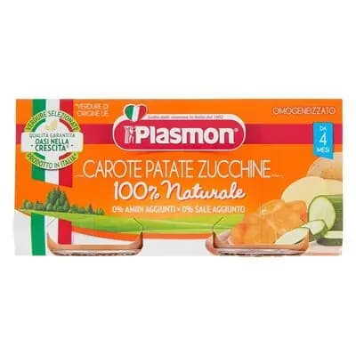 პლასმონი - პიურე სტაფილო - კარტოფილი - ყაბაყი შუშა 2*80გრ