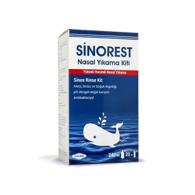 სინორესტი 240მლ ბოთლი+20პაკ