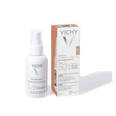 ვიში-შეფერილი დამატენიანებელი ანტიასაკობრივი SPF50 40მლ