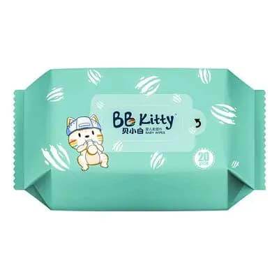 ბბ კიტი სველი ხელსახოცი 20 ცალი