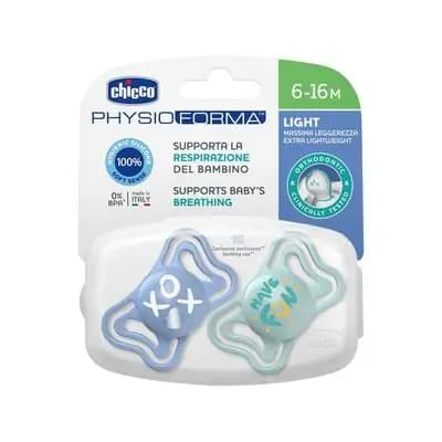 ჩიკო-Chicco-მატყუარა სილიკონის 6+ 2ც მანათობელი
