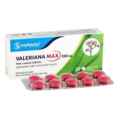 ვალერიანა მაქსი 200მგ#20ტ