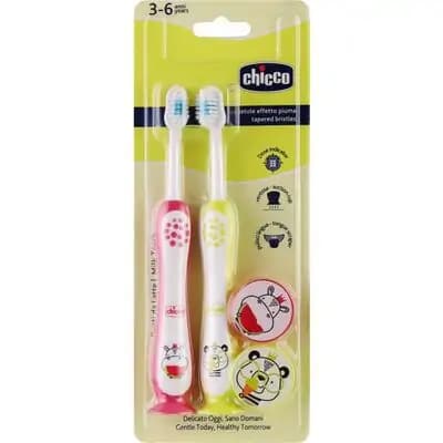 ჩიკო-Chicco-კბილის ჯაგრის.ნაკრ.3-6წ