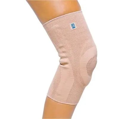 პრიმი-მუხლის ფიქსატორი 2D ქსოვით,სილიკონით და გვერდითი ჩანართით,უნაკერო P701BG L