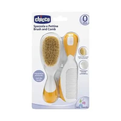 ჩიკო-Chicco-სავარცხელი /ჯაგრისი 0+ სტაფილოსფერი