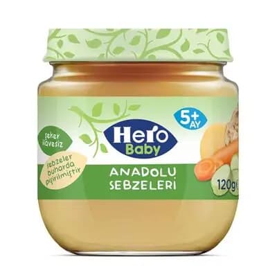 ჰერო - ბოსტნეულის მიქსის პიურე120გრ