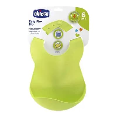 ჩიკო-Chicco-წინსაფარი სილიკონის მწვანე 6+