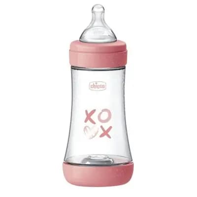 ჩიკო-Chicco-ბოთლი პლასტიკის სილიკონის 2თ+ 240მლ