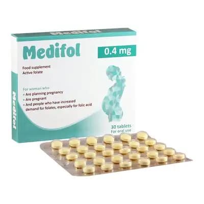 ფოლიუმის მჟ(მედიფოლი)0,4მგ#30ტ