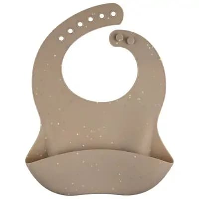 კანპოლ ბეიბის წინსაფარი სილიკონის ჯიბით