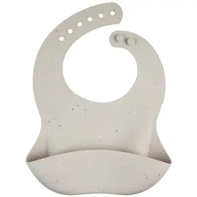 კანპოლ ბეიბის წინსაფარი სილიკონის ჯიბით